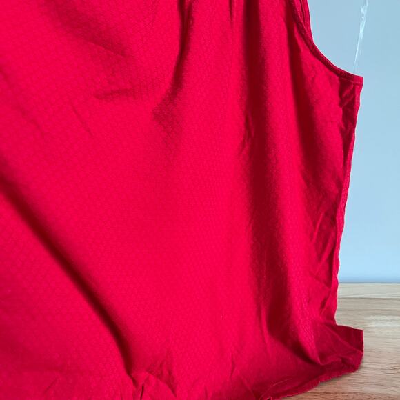 Knox Rose Women's Red Woven Halter Tank Top - Size XL - NWT - Picture 7 of 8